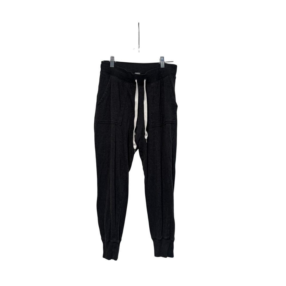 Aerie Charcoal Gray Jogger Pants S Drawstring Waist - Picture 2 of 8